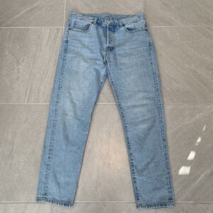 Zara Relaxed Blue Denim Jeans Size 32 Baggy Skater Mom